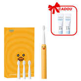 PACHET PROMO - Periuta de dinti electrica pentru copii, JTF Sonic, J20C Portocaliu + CADOU Bebe Toothpaste (Blueberry), Pasta de Dinti Bebelusi NR.1 60*2
